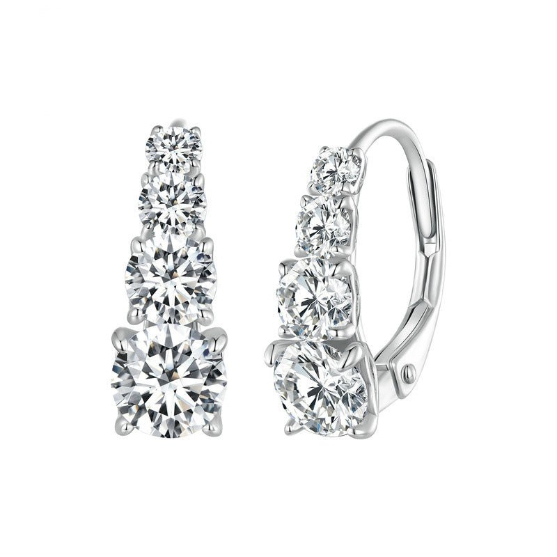 Carol Vierstein oorbellen | witgoud 16k