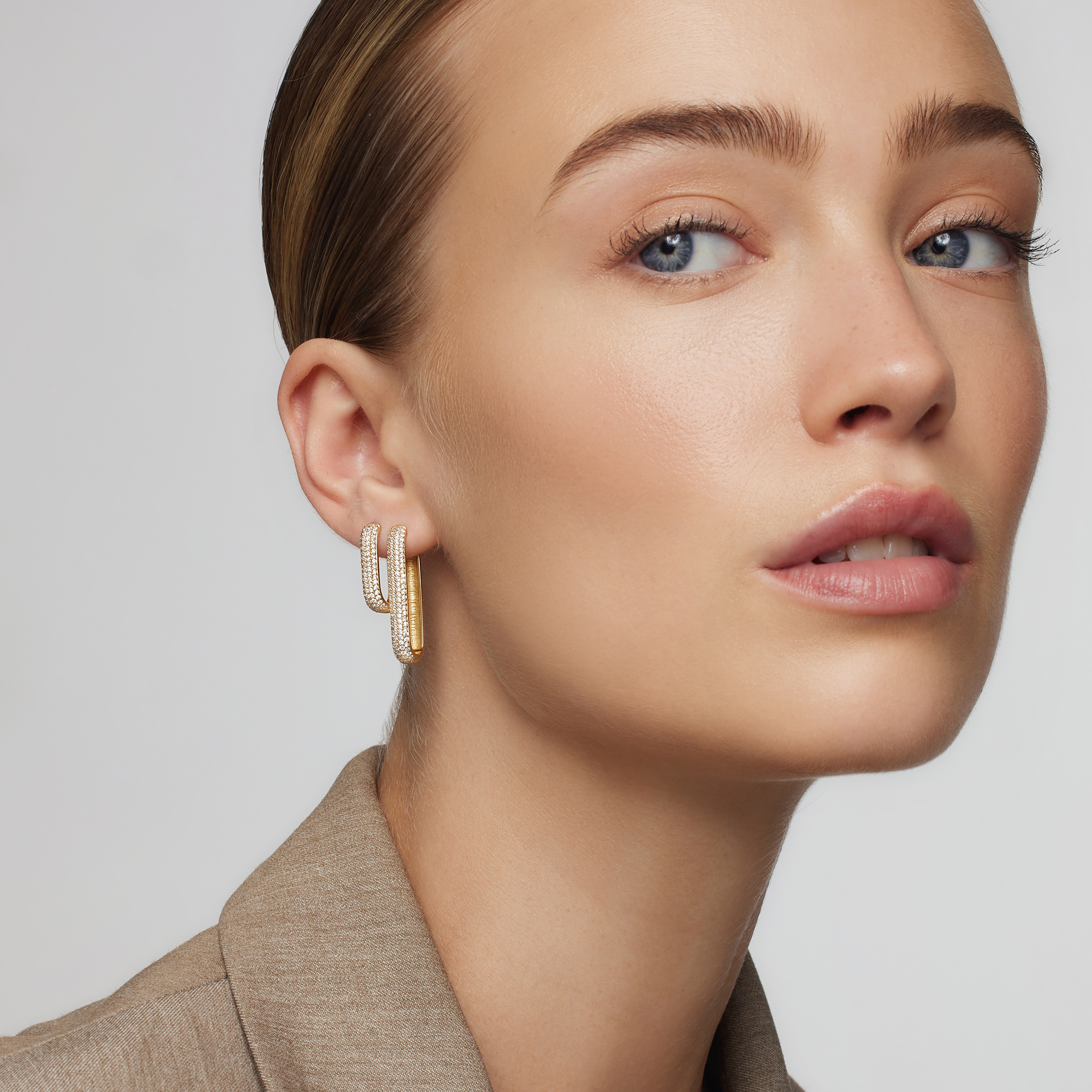 Icoon pavé band | Goud 18k