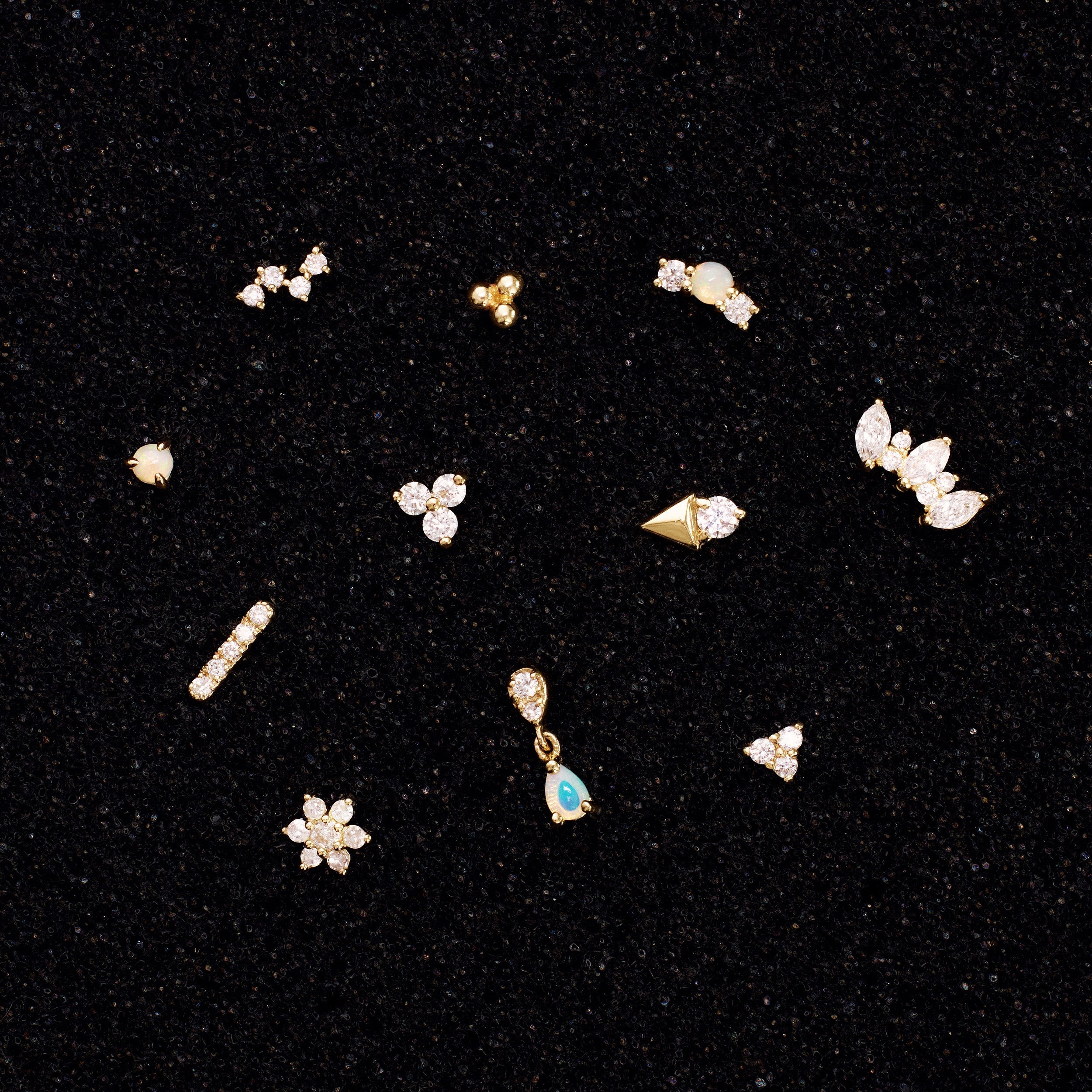 Kroon piercing | Goud 14k