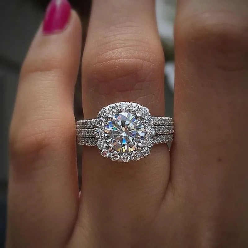 Clarinda Vellori ring | witgoud 18k