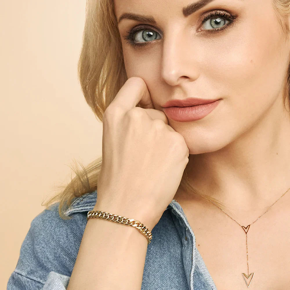 Landgoed Cubaanse Armband | Goud 16k