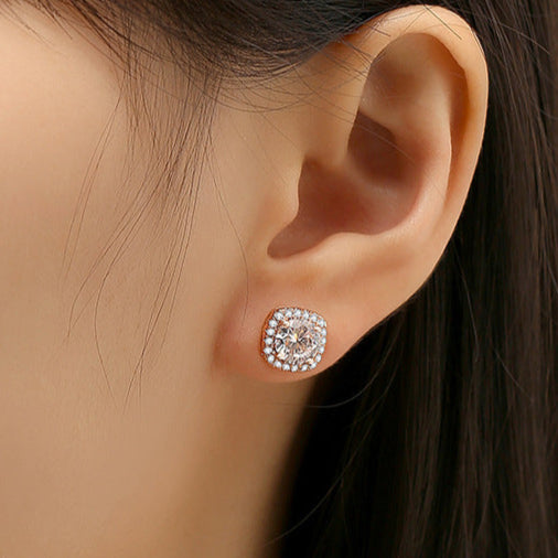 Glennis oorbel | roségoud 18k