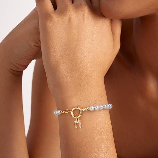 Auden Clé letter armband | Goud 14k