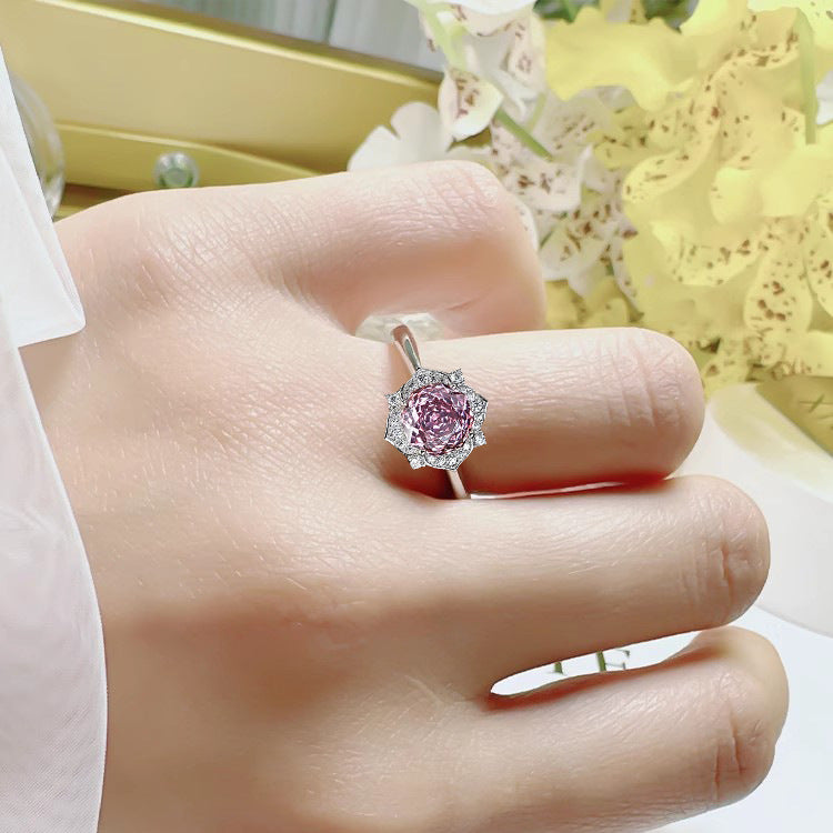 Amara Rozebruin gezet | witgoud 14k