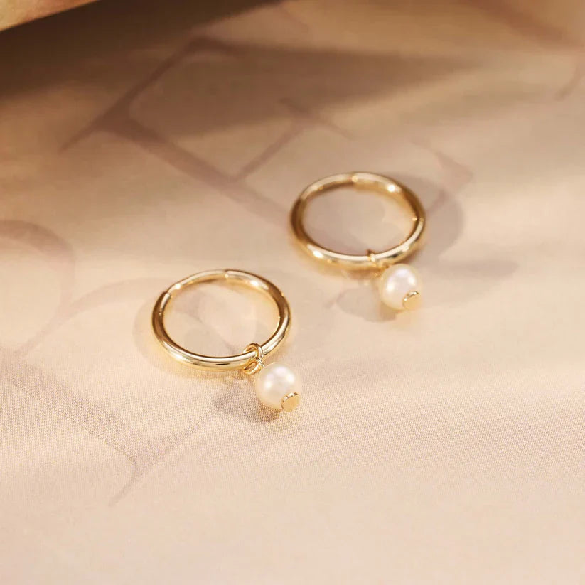 Delia Crest oorbellen | Goud 14k