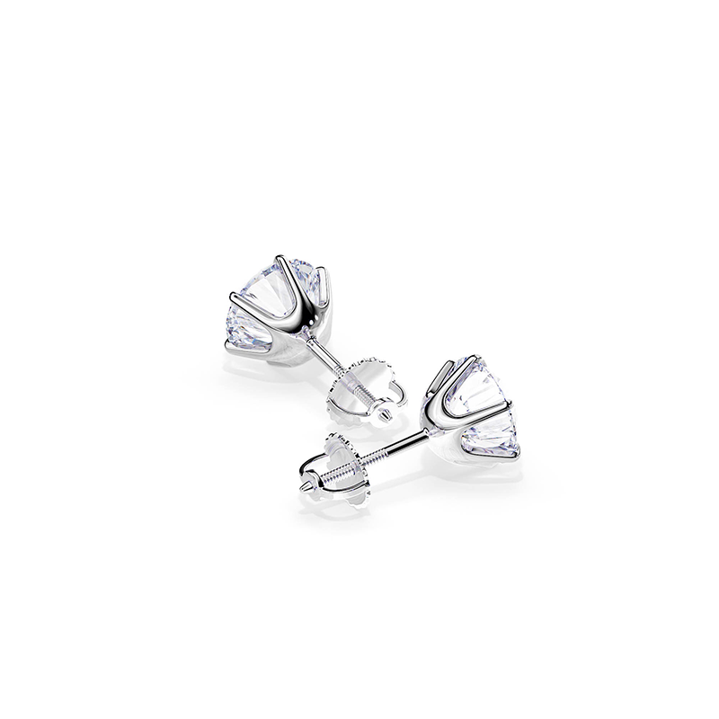Tera oorbellen | witgoud 18k