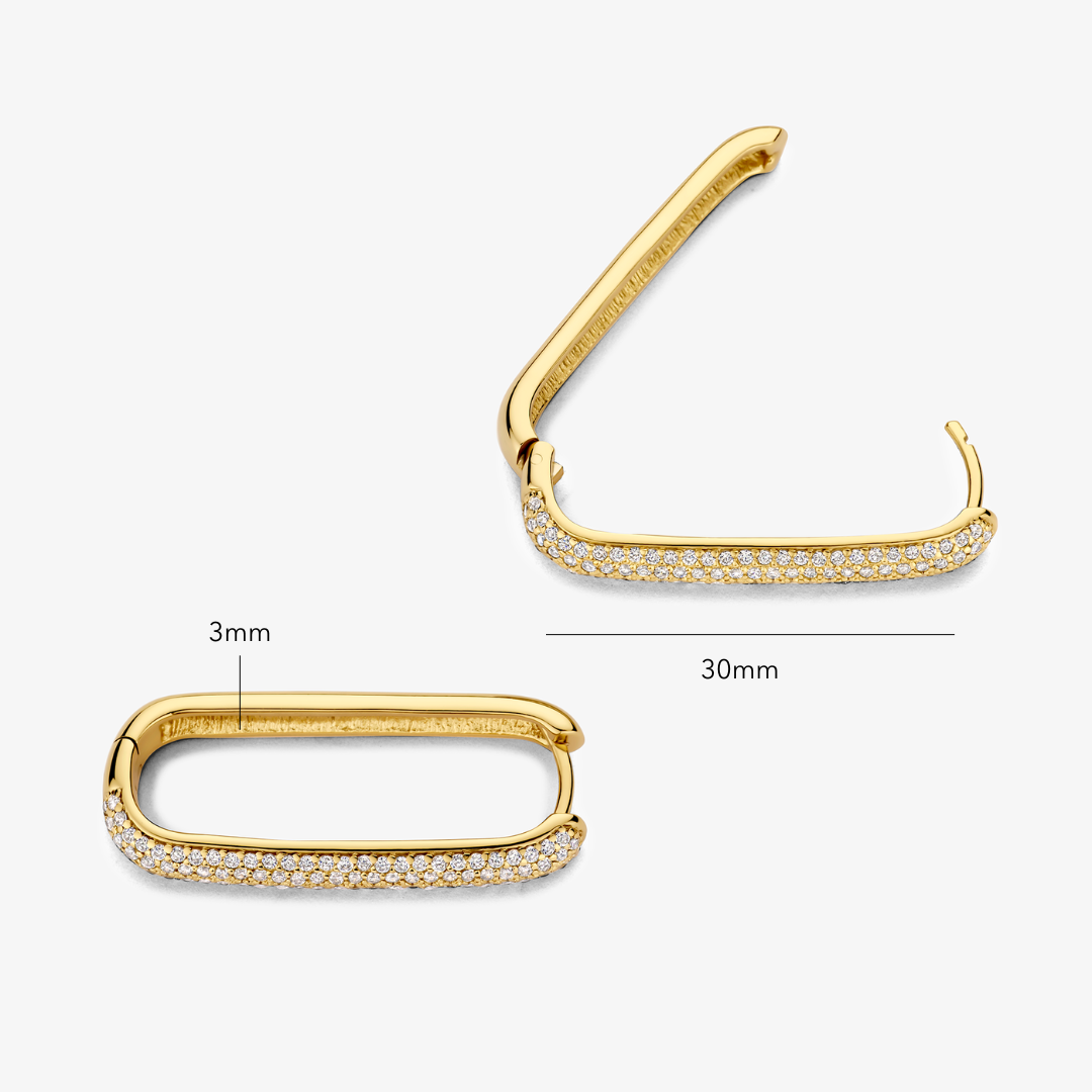Grote Icon Pavé Ringen | Goud 16k