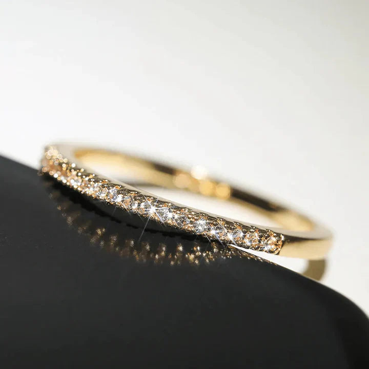 Palmina Verdalis ring | witgoud 18k