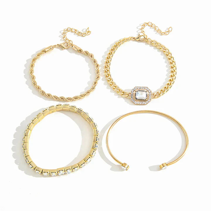 Domitia Calvina Armbandenset | Goud 18k