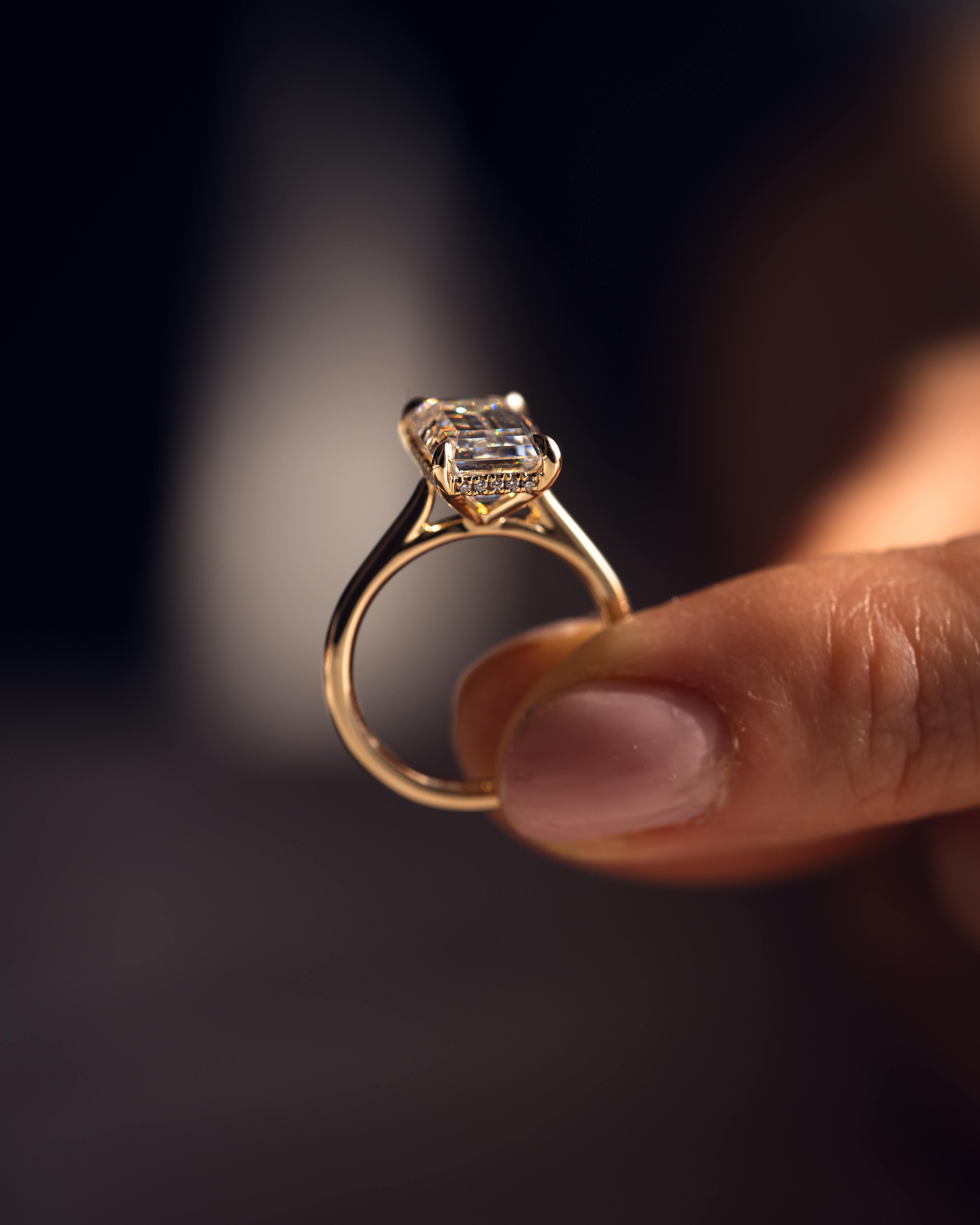 Caroline - Smaragd | Goud 18k