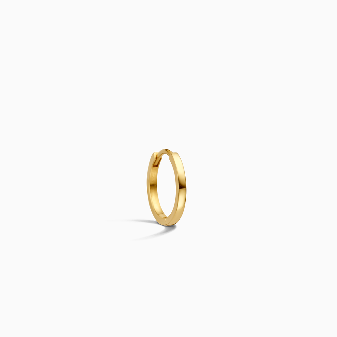 Enkel Huggie (12mm) | Goud 14k