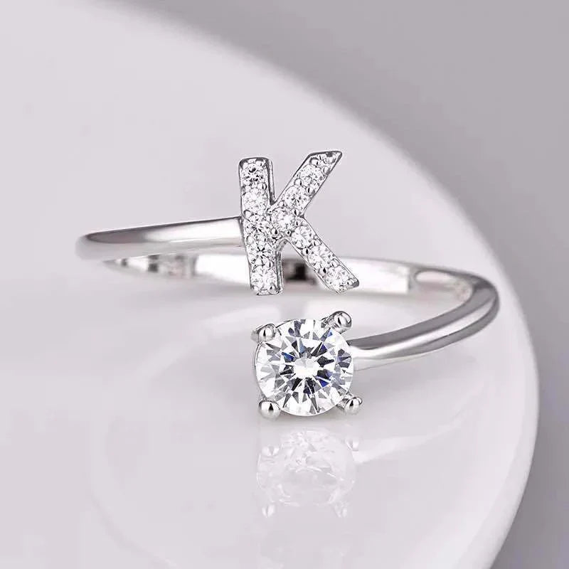 Domitilla Rosanera letter armband | witgoud 18k