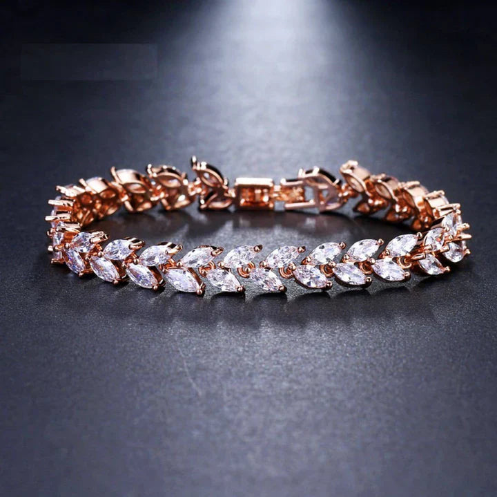 Nemorina Foliora armband | Roségoud 18k