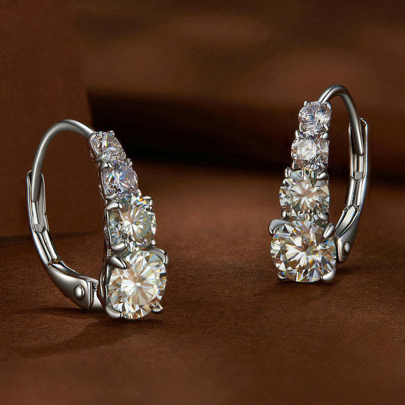 Carol Vierstein oorbellen | witgoud 16k