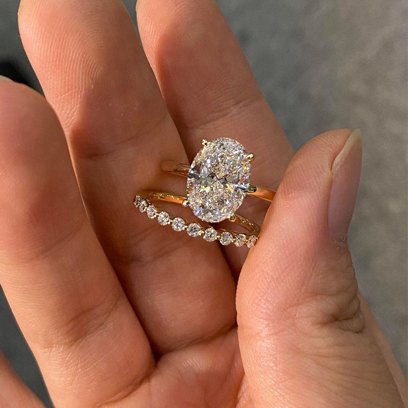 Bruidskussen 2-delige ringenset | goud 16k