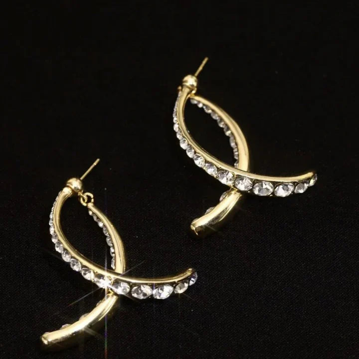Gratiana Serapha oorbellen | Goud 18k