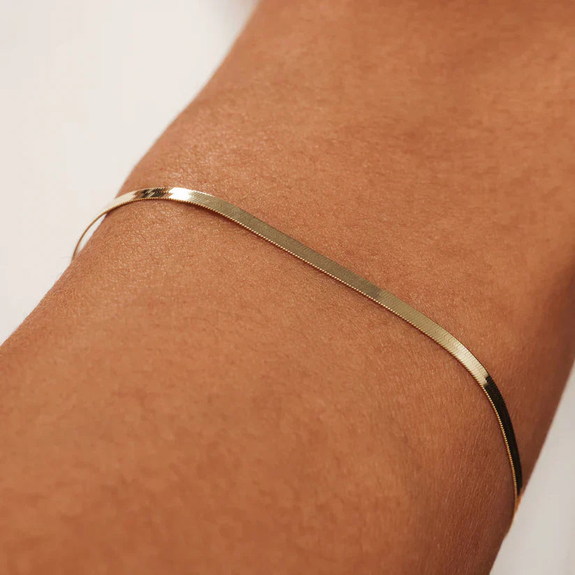 Soleil Slangenarmband | Goud 14k