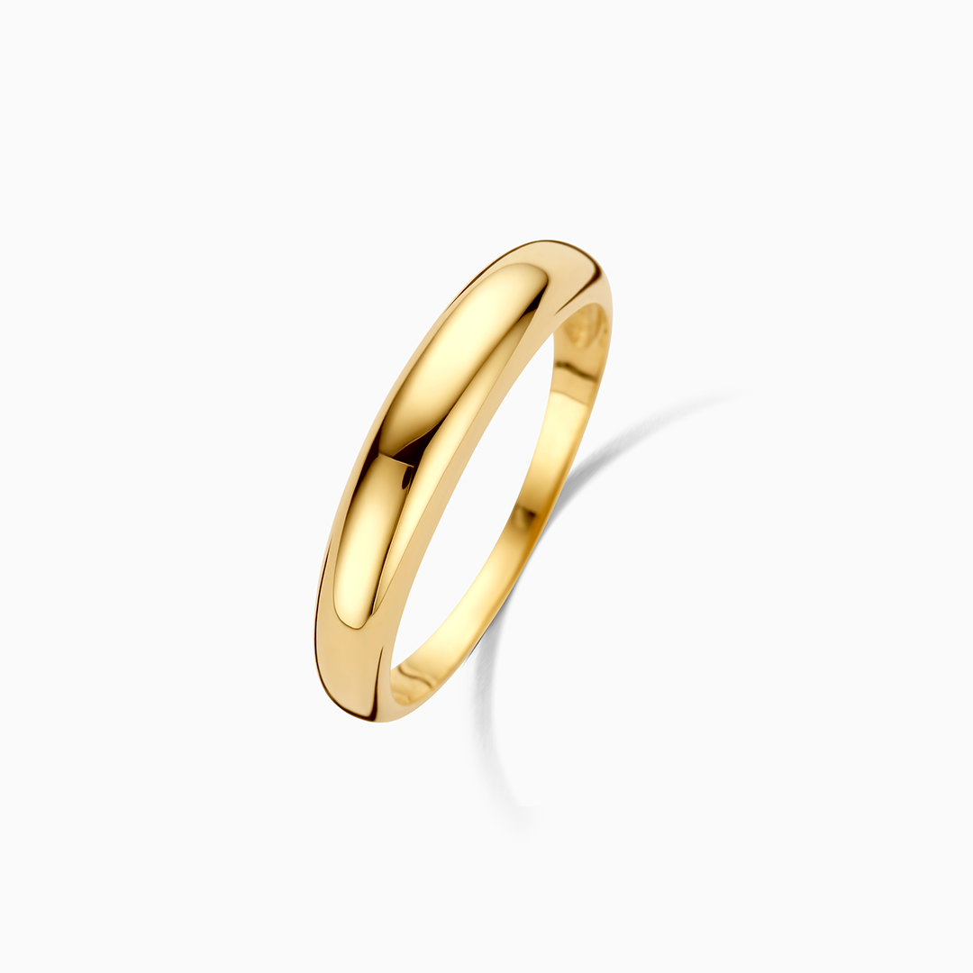 Midi koepelring | Goud 14k