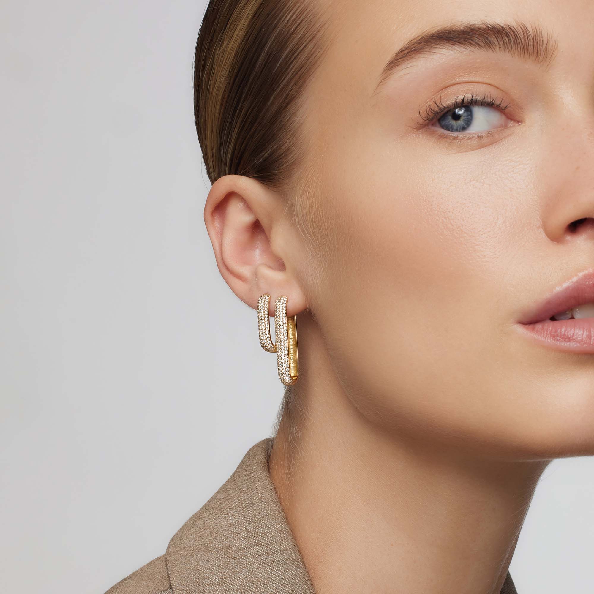 Icoon pavé band | Goud 18k