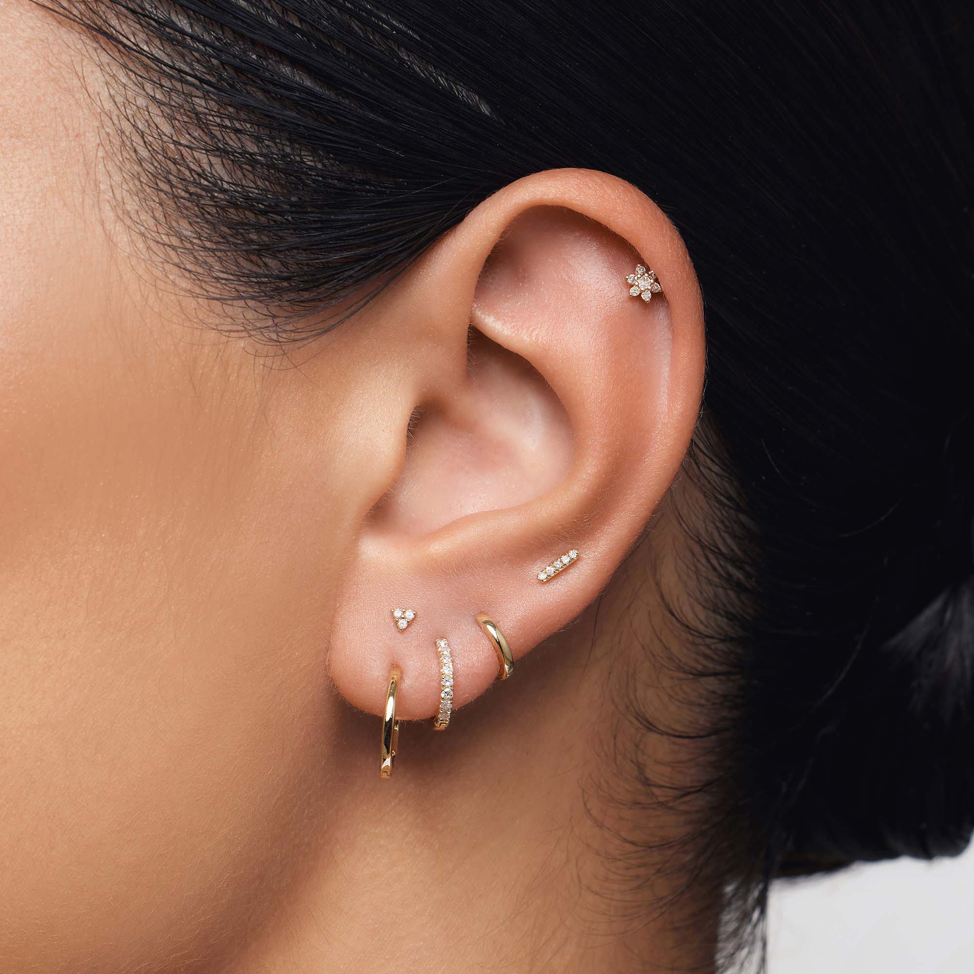 Enkel Huggie (8mm) | Goud 14k