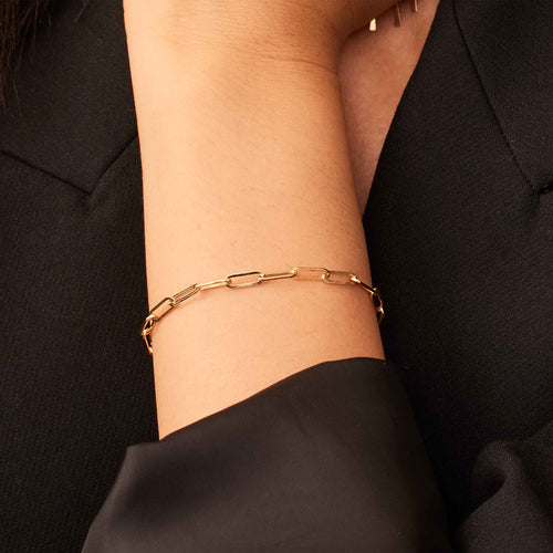 Venetië schakelarmband | goud 14k