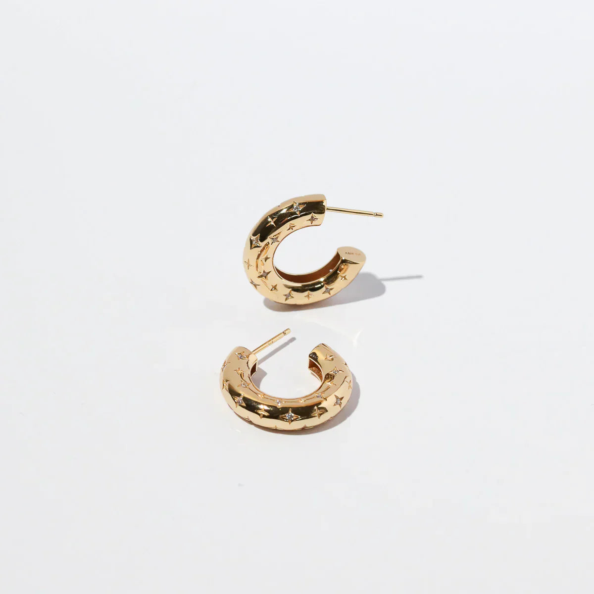 Kosmische Oorbellen | Goud 16k