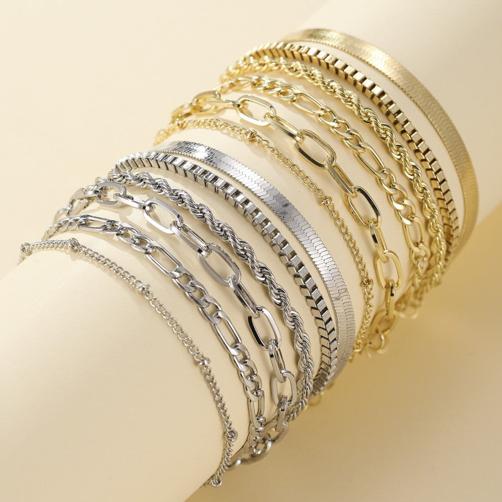 Ellis Renner Armbandset | Weißgold 16k