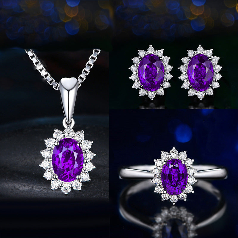 Sophia Fleurane Paars Set | Witgoud 16k