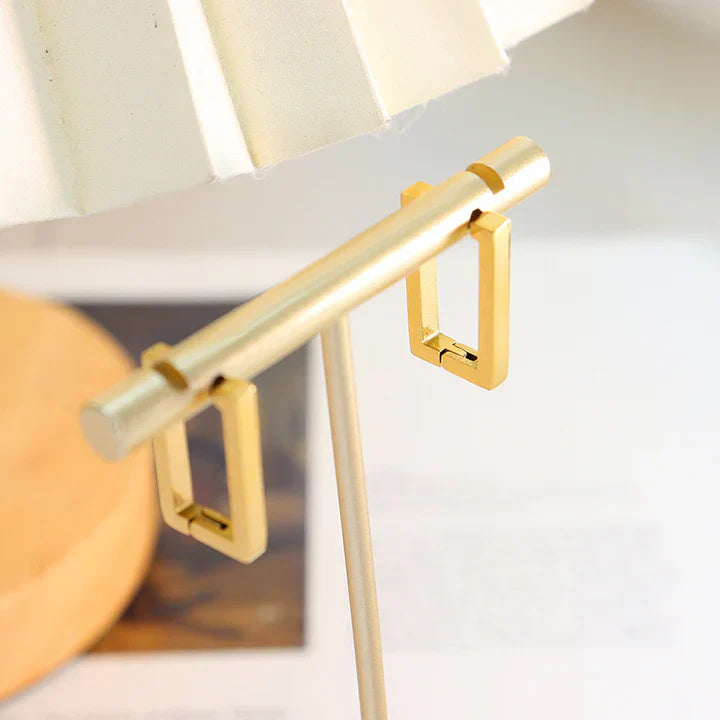 Terrafin Geometrica oorbellen | Goud 18k