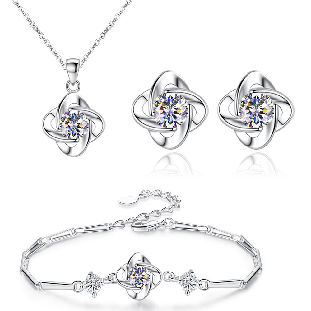 Seren Klee strikset | witgoud 16k