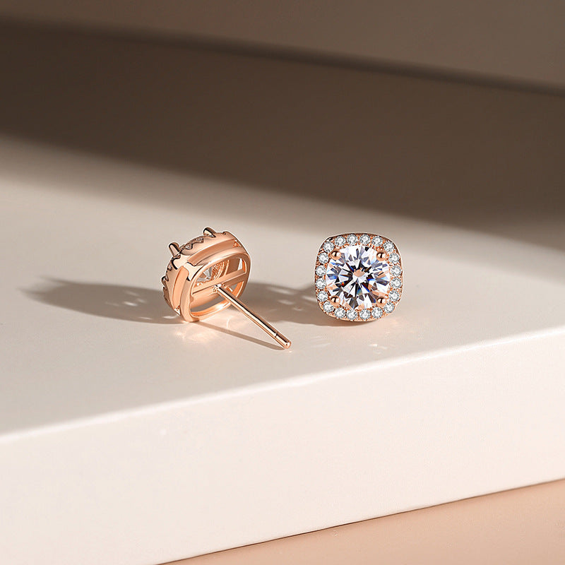 Glennis oorbel | roségoud 18k