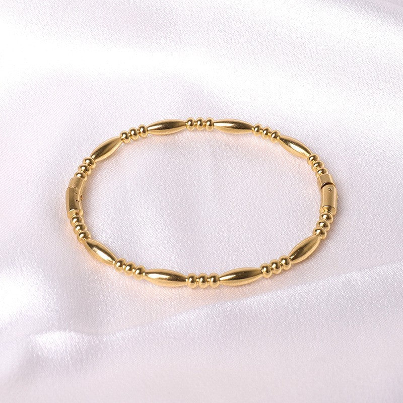 Lorena D'Amico armband | witgoud 16k