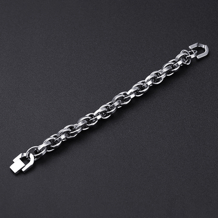Riven Knox armband | witgoud 16k