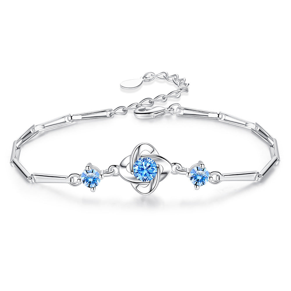 Seren Klee Lus Set Blauw | Witgoud 16k