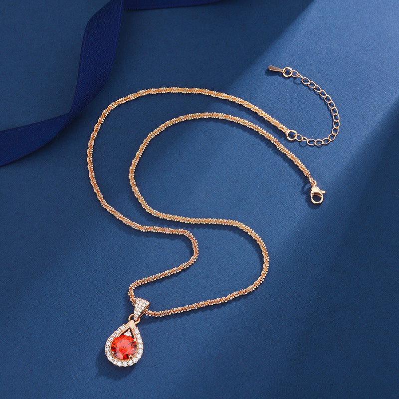 Karmozijn Champagne Set | Roségoud 14k