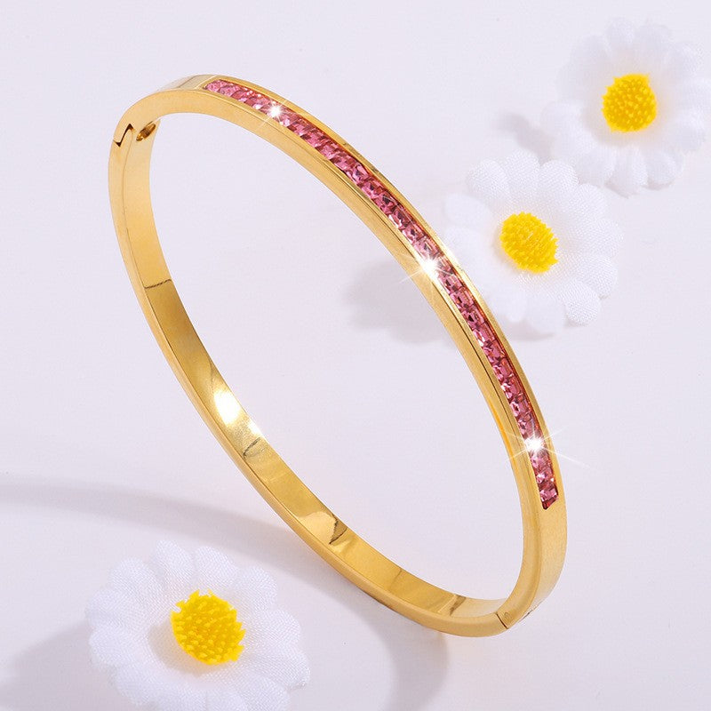 Liora Bellanotte armband roze goud 16k