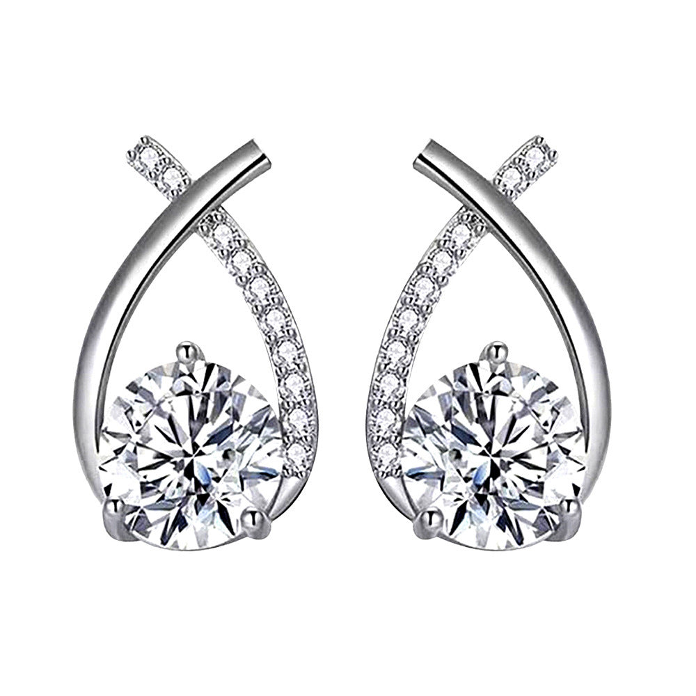 Arielle oorbellen | witgoud 18k
