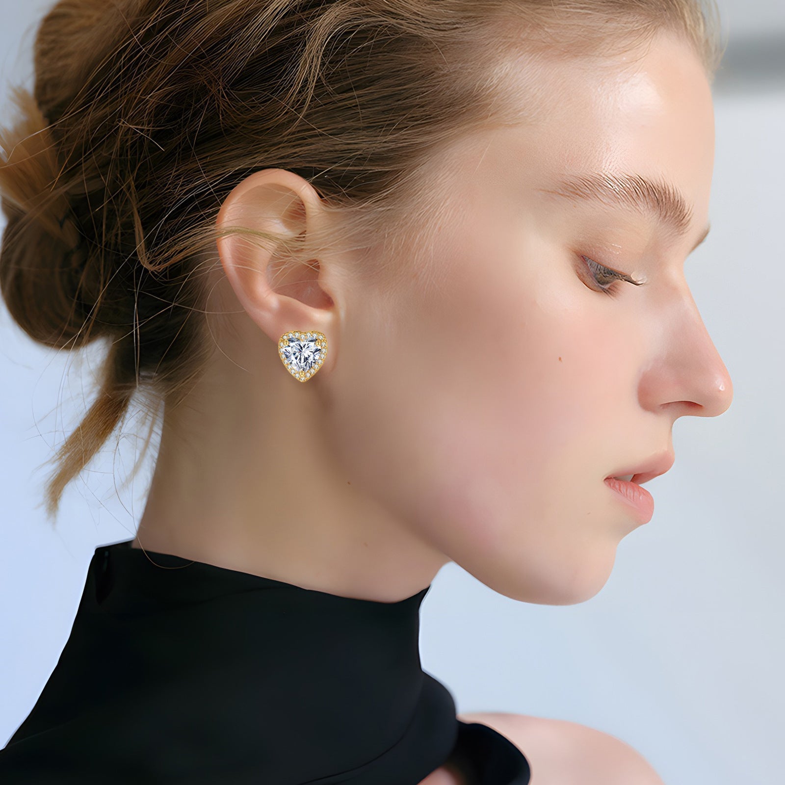 Gouden Ember Oorbellen | Goud 18k