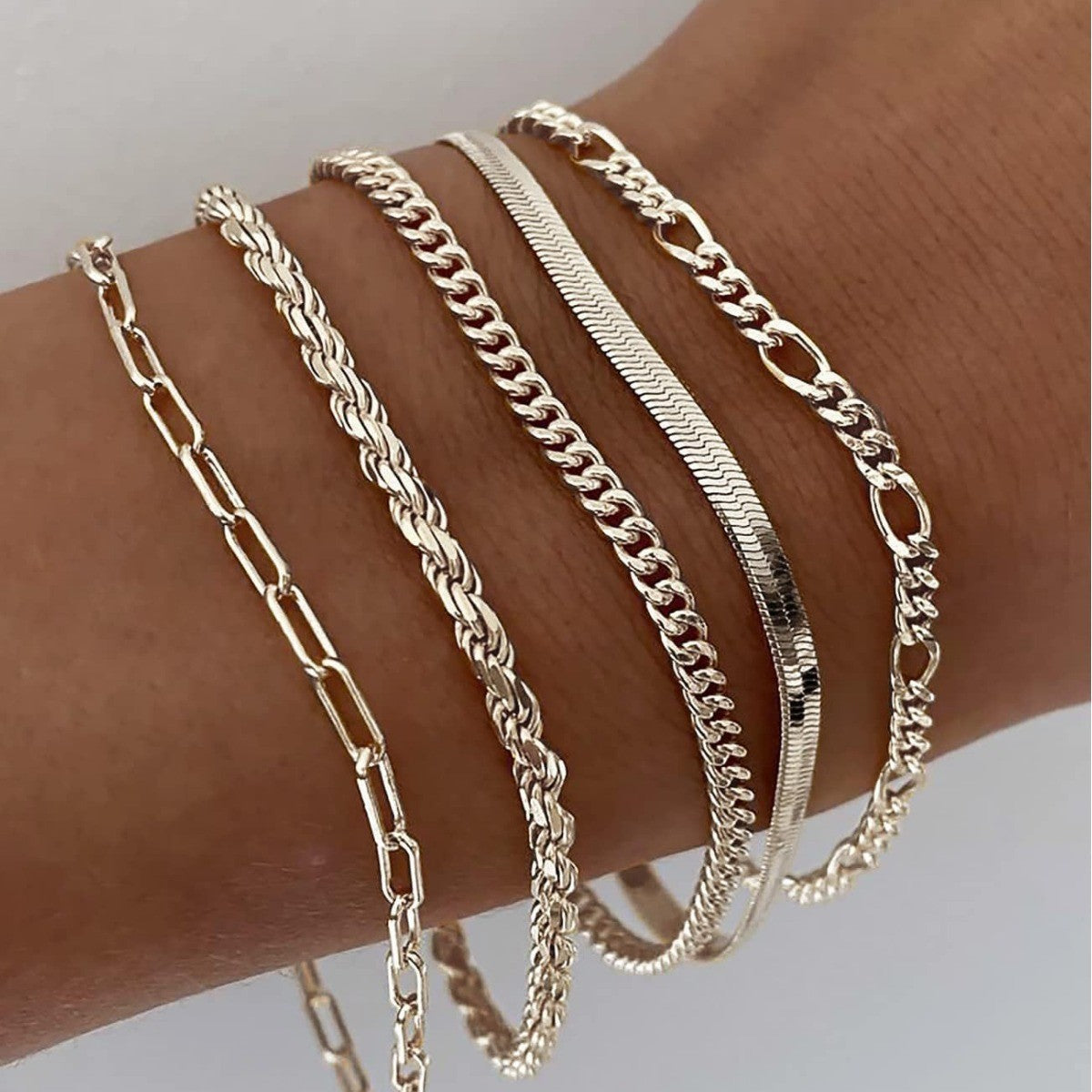 Ellis Renner Armbandset | Weißgold 16k