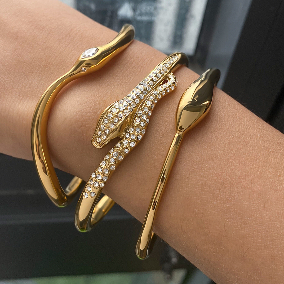 Cassian Veyne Armbandenset | Goud 18k