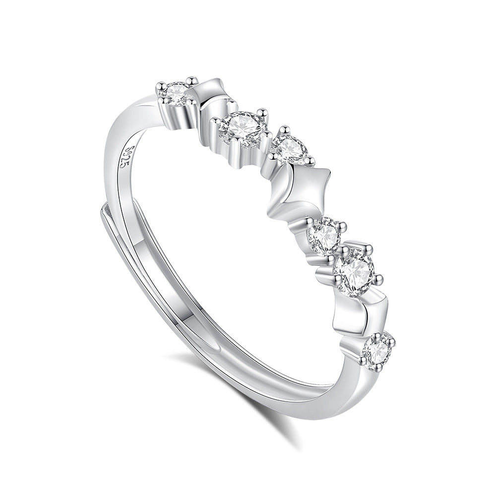Therese Montagne ring | witgoud 14k