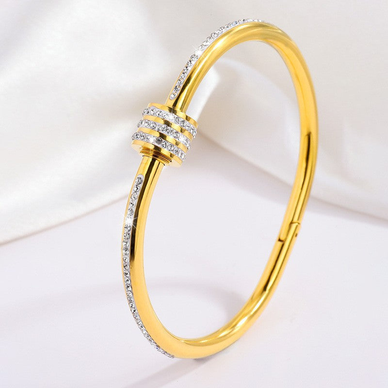 Tessandra Virelli armband groen goud 16k