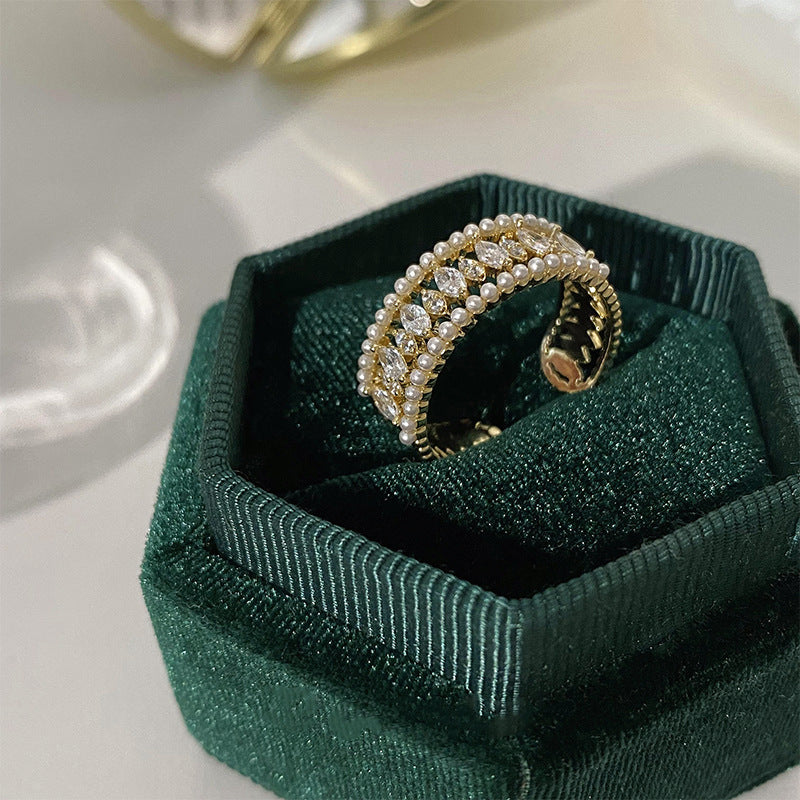 Elodie Vance Ring Set | Goud 16k