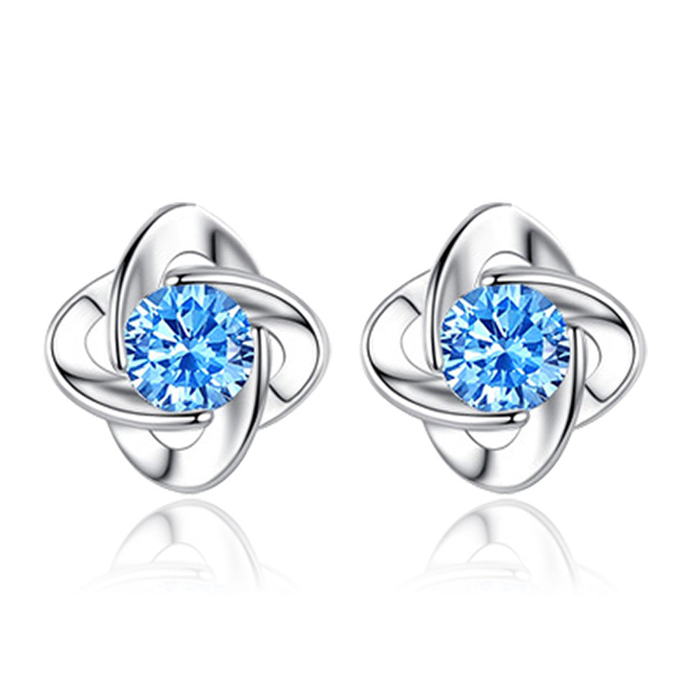 Seren Klee Lus Set Blauw | Witgoud 16k