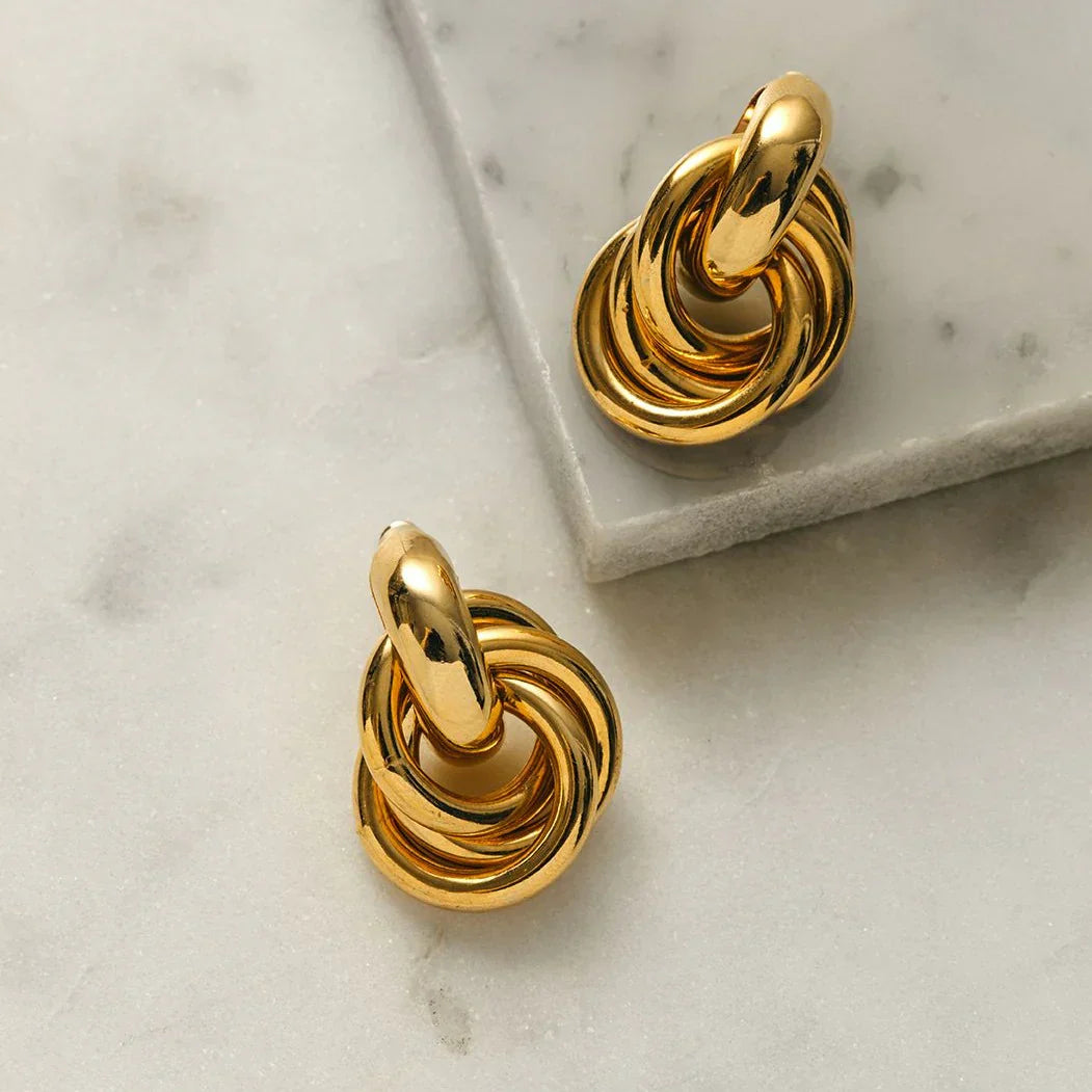 Statement oorbellen | Goud 14k