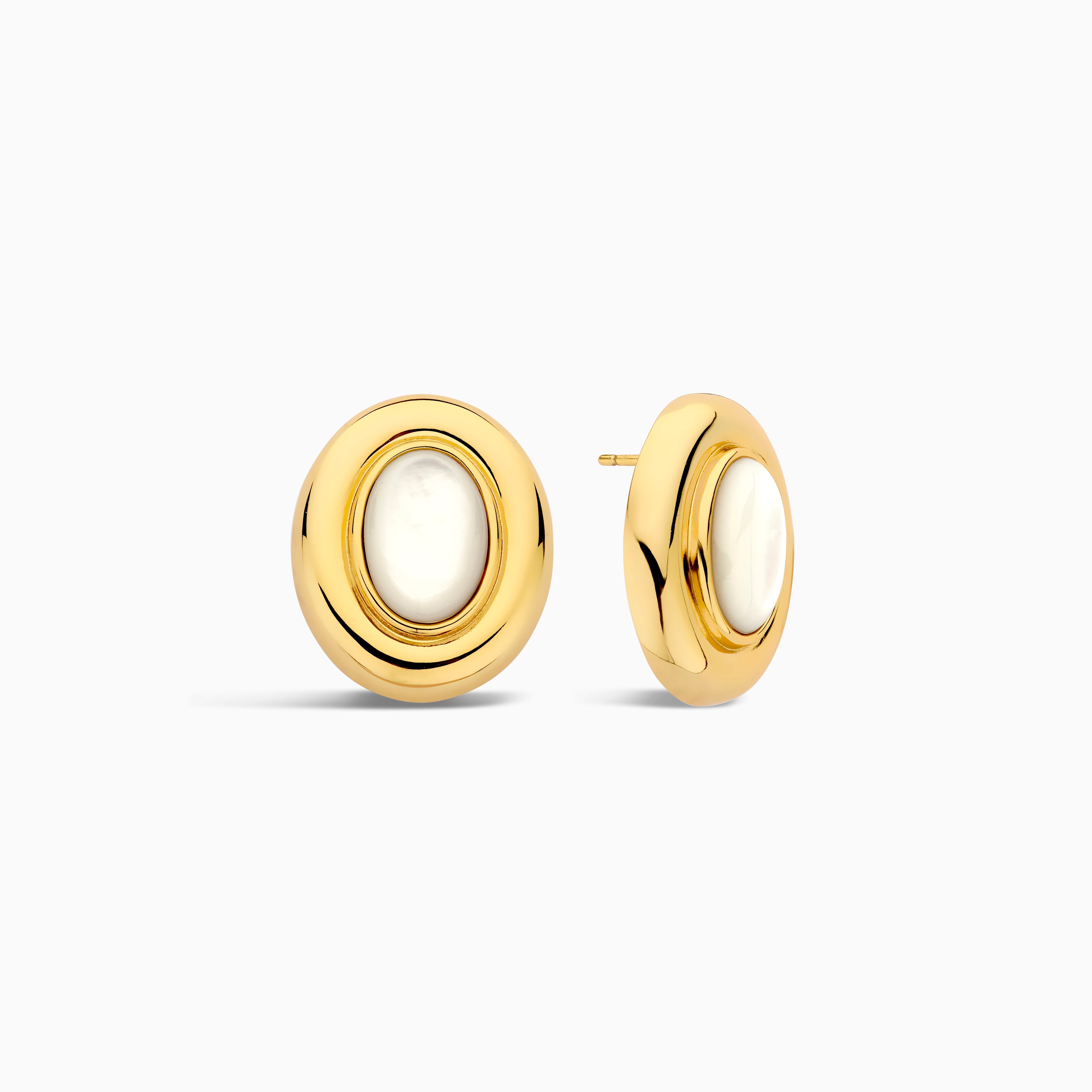Giselle pareloorbellen | goud 14k