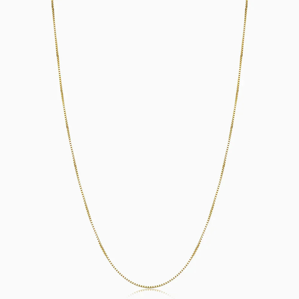 Bodega Box Ketting | Goud 18k