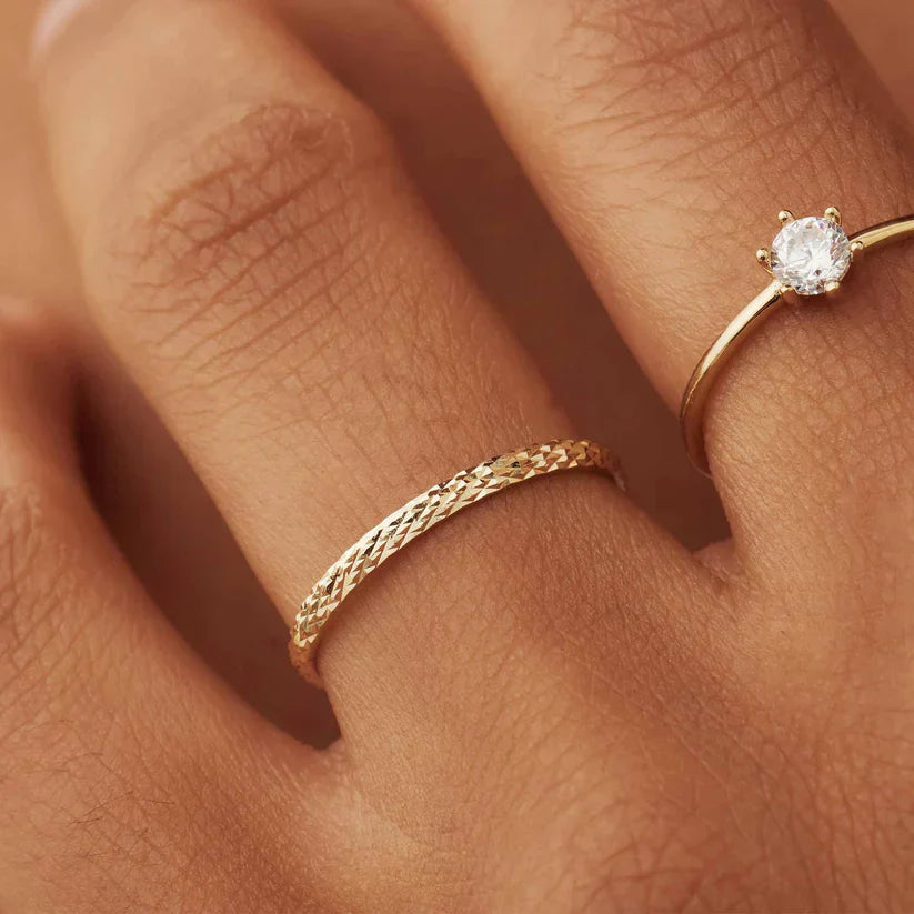 Ameline Trellis Ring | Goud 14k