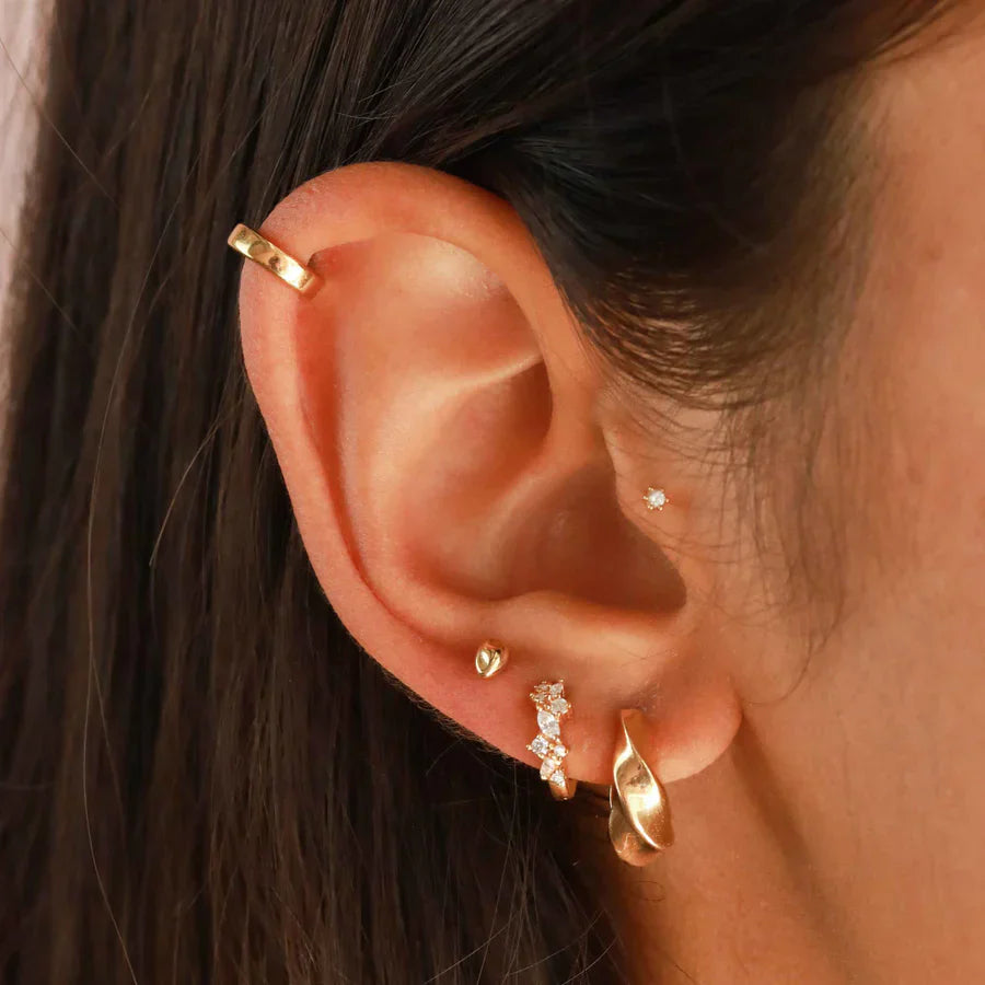 Kristallen Cluster Knuffels | Goud 18k