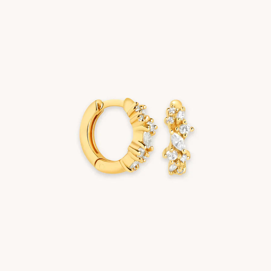 Kristallen Cluster Knuffels | Goud 18k